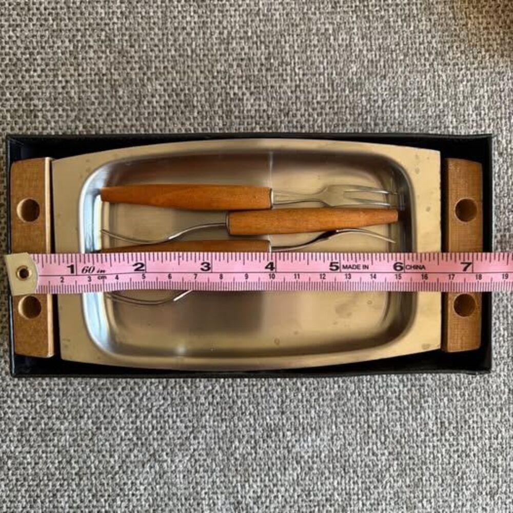 Vintage Mid-Century Modern (MCM) hors d'oeuvre set - Picture 7 of 7